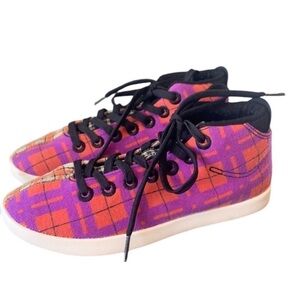 ALLBIRDS Wool Piper Mids - Split Tartan‎ Plaid Sneaker Size 8